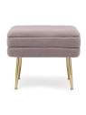 banquette coffre 2 places Pavlina mauve