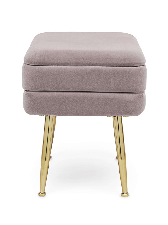 banquette coffre 2 places Pavlina mauve